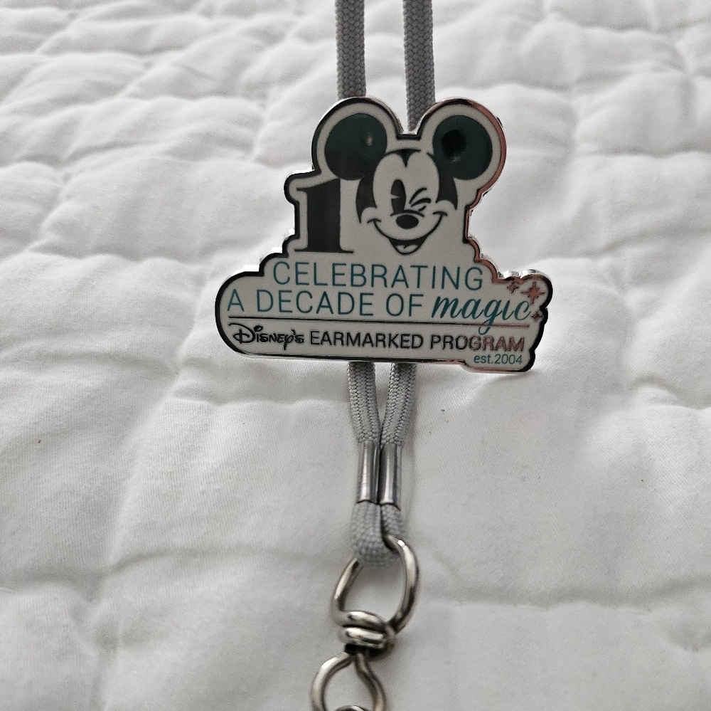 Disney Cast Member Exclusive Mickey Mouse Bolo/Lanyard